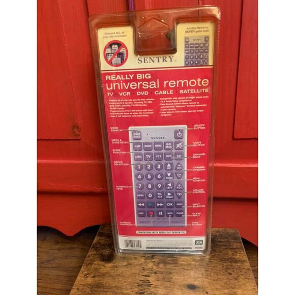 Factory Sealed Really Big Universal Remote Supports 8 Devices Universal Program - Picture 2 of 2